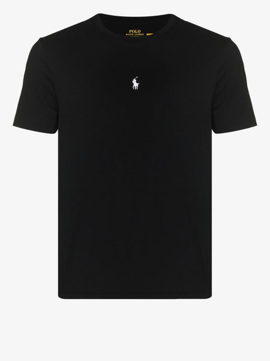 Embroidered Logo Cotton T-shirt
