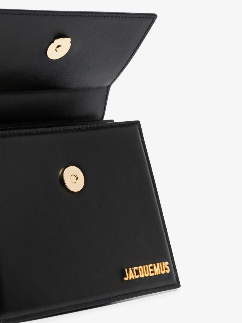 Black Le Chiquito Moyen Leather Top Handle Bag