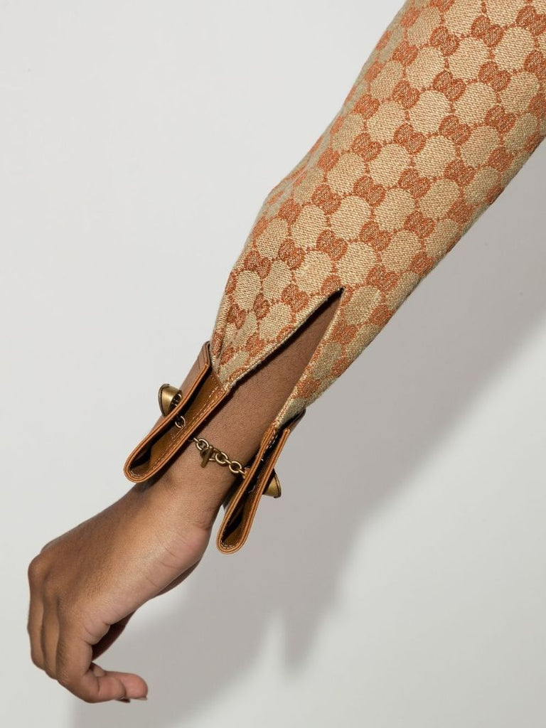 Gg Logo Print Shift Dress