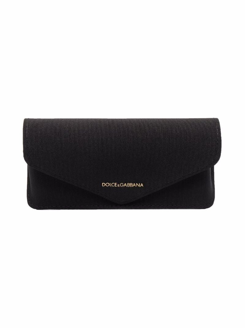 Gold Tone Logo Plaque Sunglasses