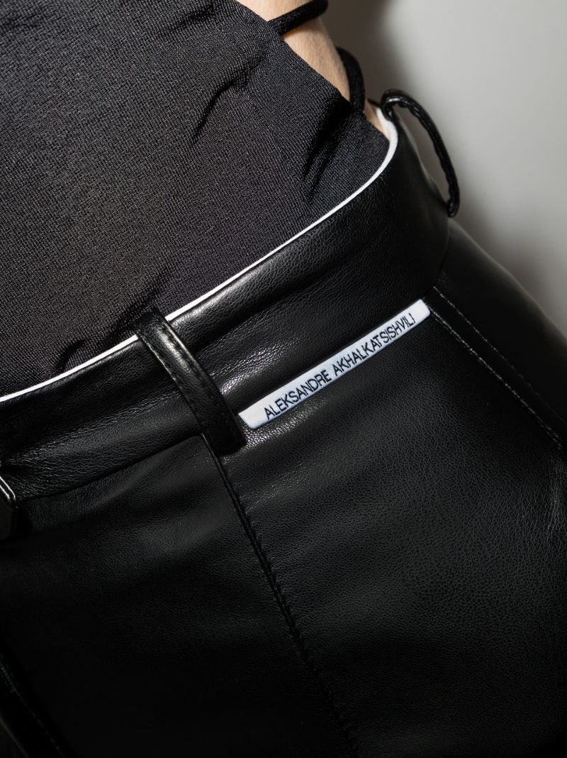 Faux Leather Trousers