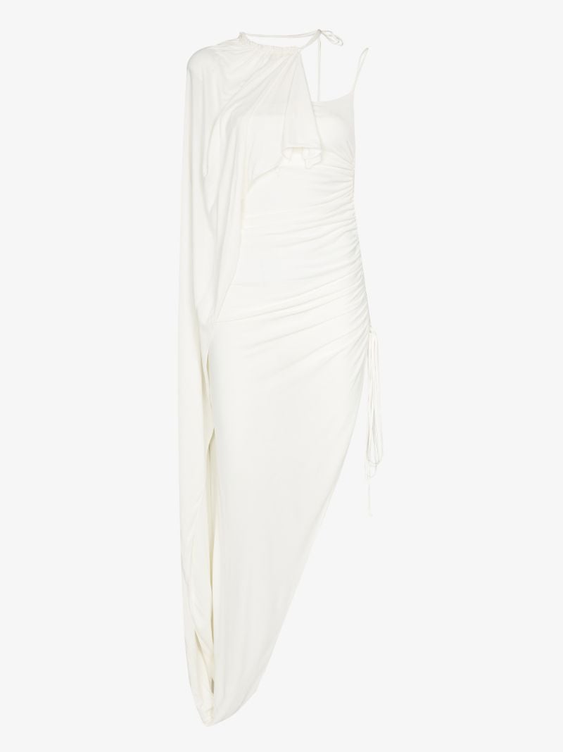 Gathered Halterneck Dress