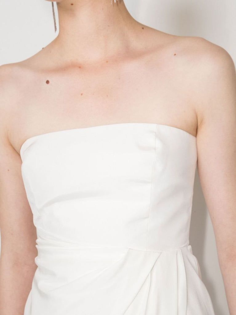 Luca Strapless Silk Maxi Dress