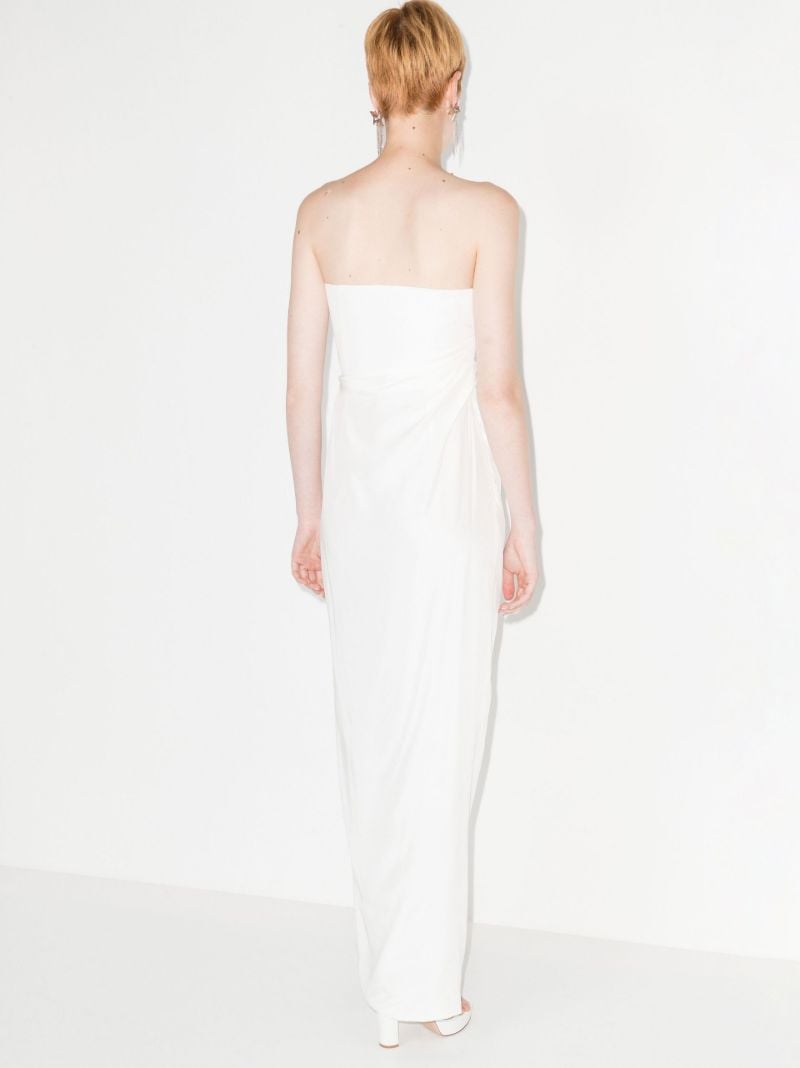 Luca Strapless Silk Maxi Dress
