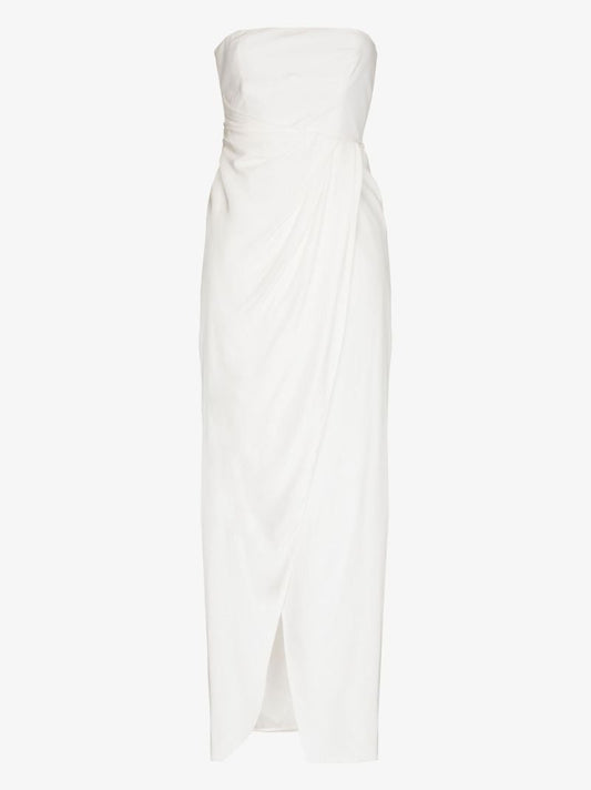 Luca Strapless Silk Maxi Dress