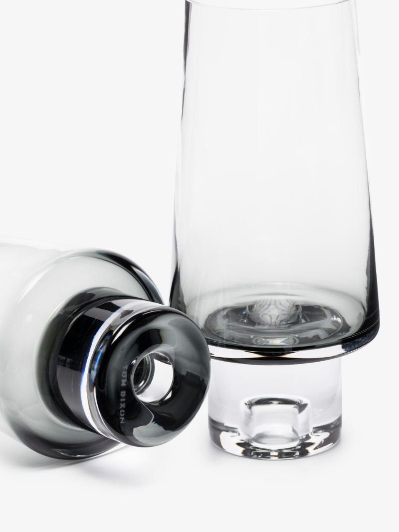 Grey Tank Highball Glass Set