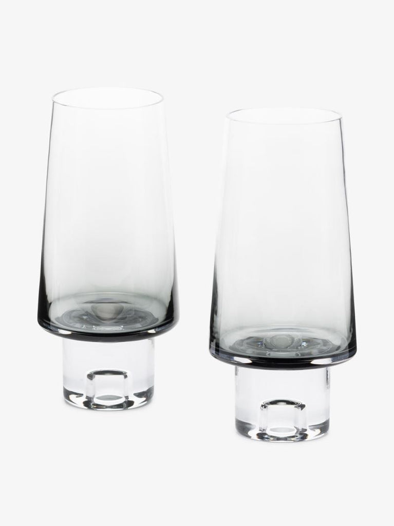 Grey Tank Highball Glass Set