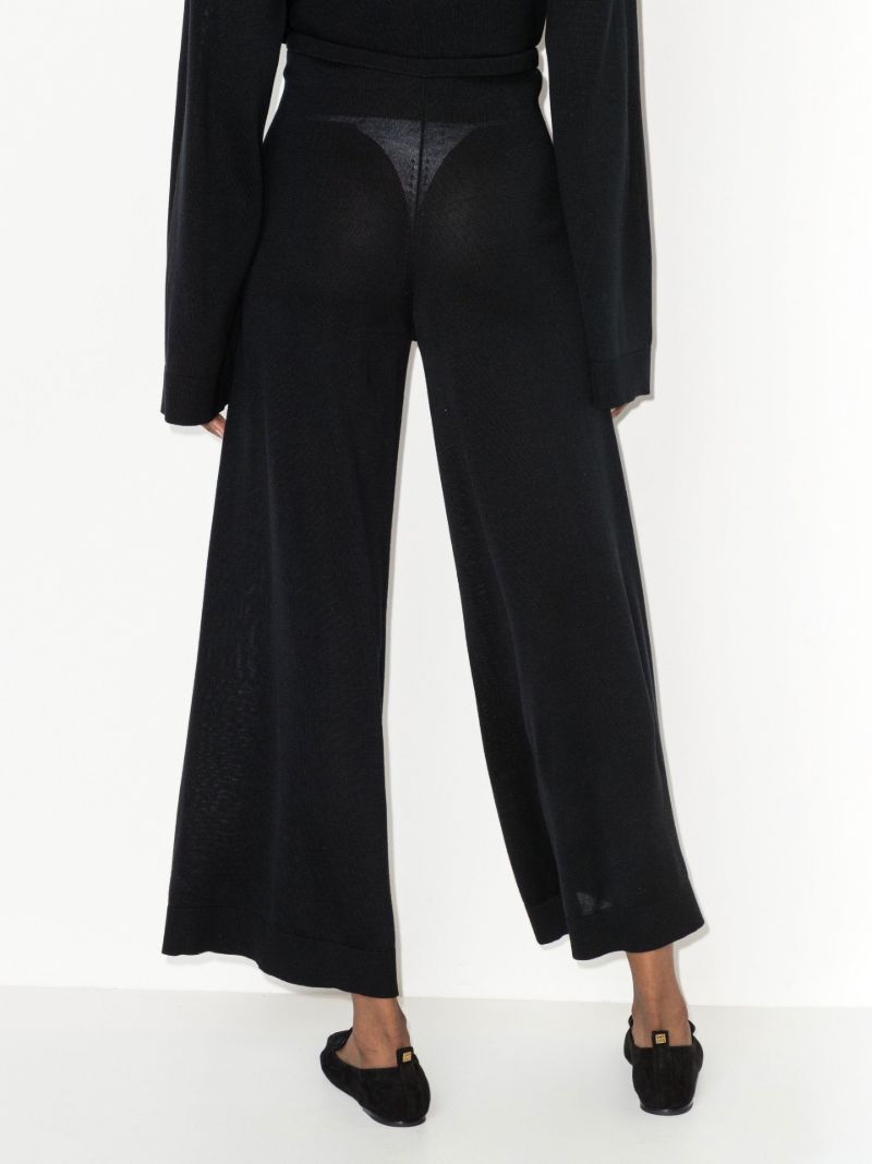 Black Wide-leg Trousers