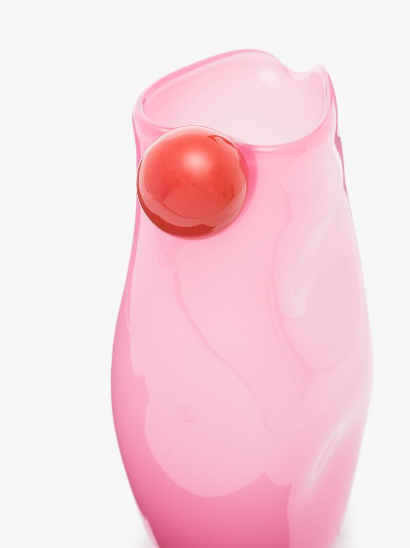 Pink Glass Jug