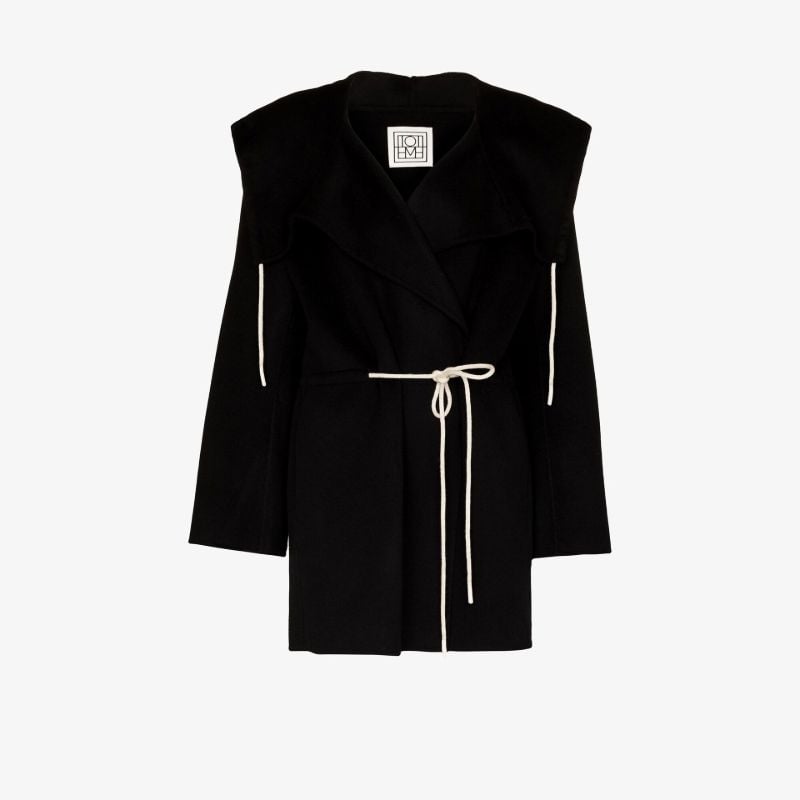 DoublÃ_x0083_Â© Wool Drawstring Jacket