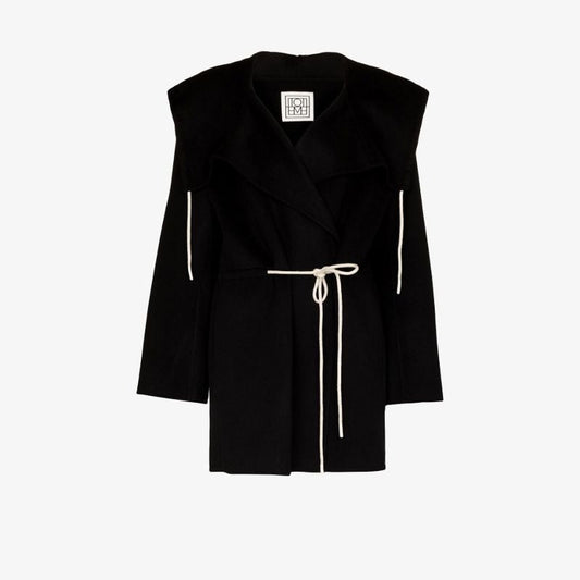 DoublÃ_x0083_Â© Wool Drawstring Jacket
