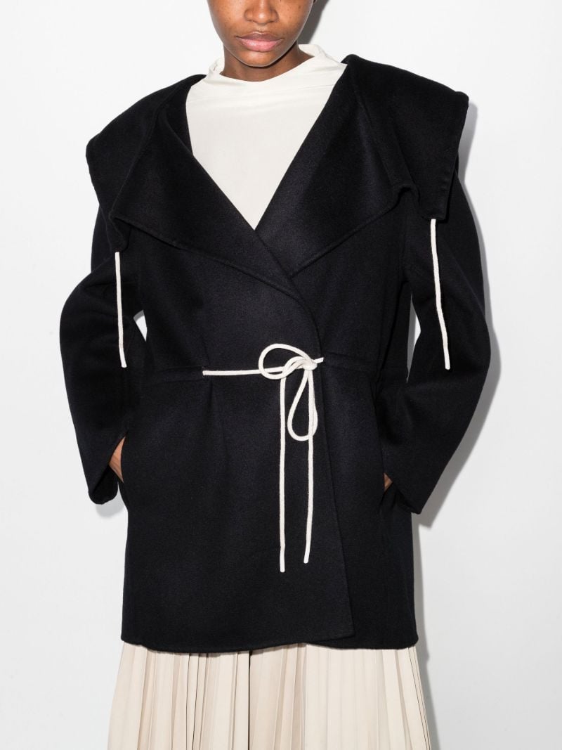DoublÃ_x0083_Â© Wool Drawstring Jacket
