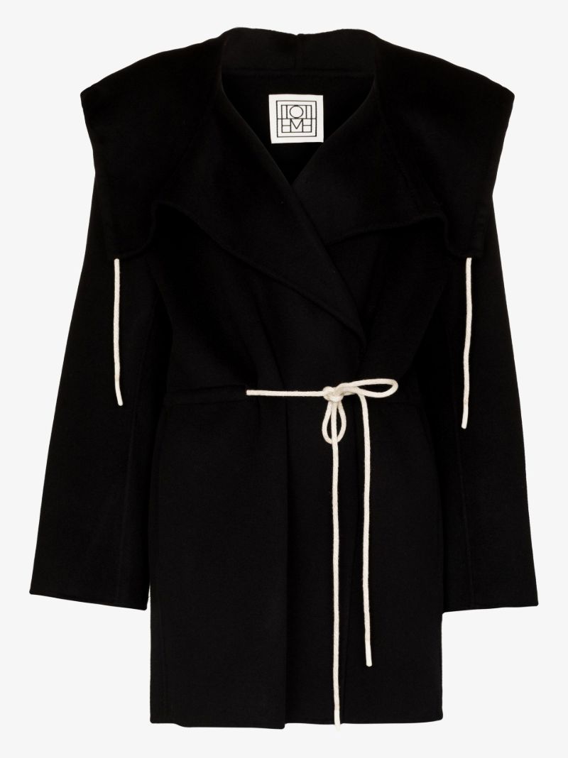 DoublÃ_x0083_Â© Wool Drawstring Jacket