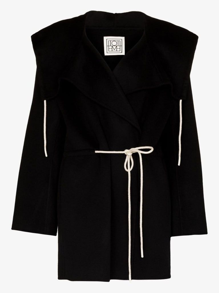 DoublÃ_x0083_Â© Wool Drawstring Jacket