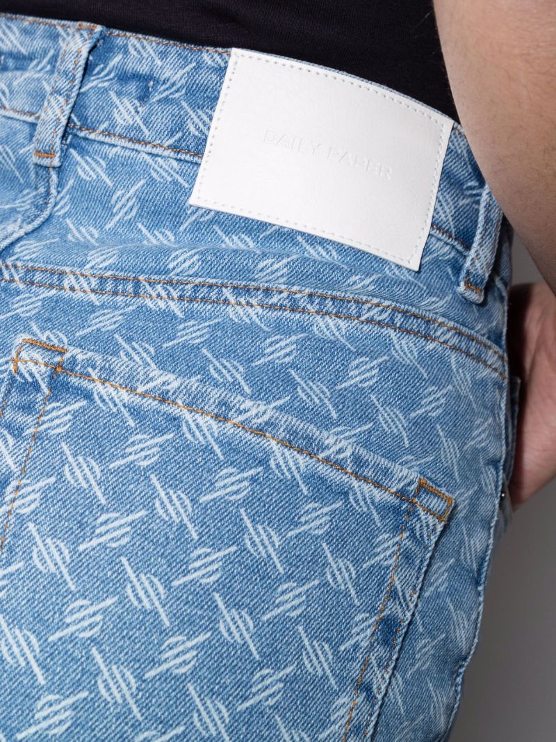 Mel Monogram Straight Leg Jeans