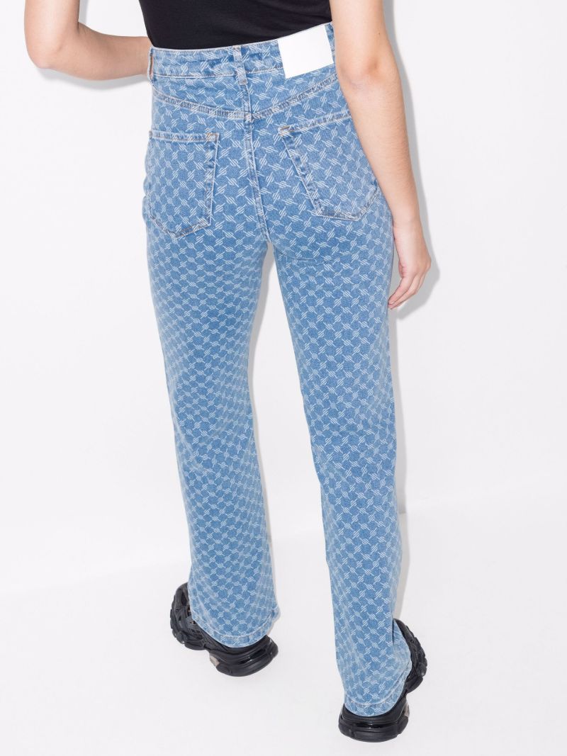 Mel Monogram Straight Leg Jeans