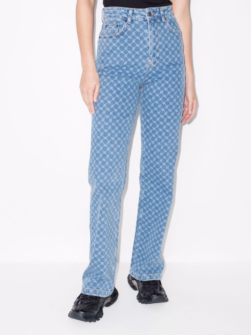 Mel Monogram Straight Leg Jeans