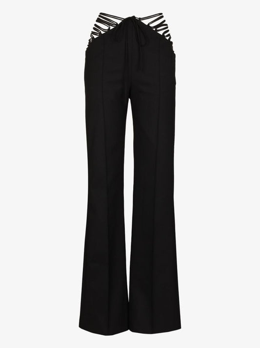 Lace-up Tailored Trousers