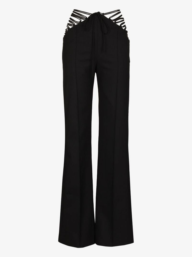 Lace-up Tailored Trousers