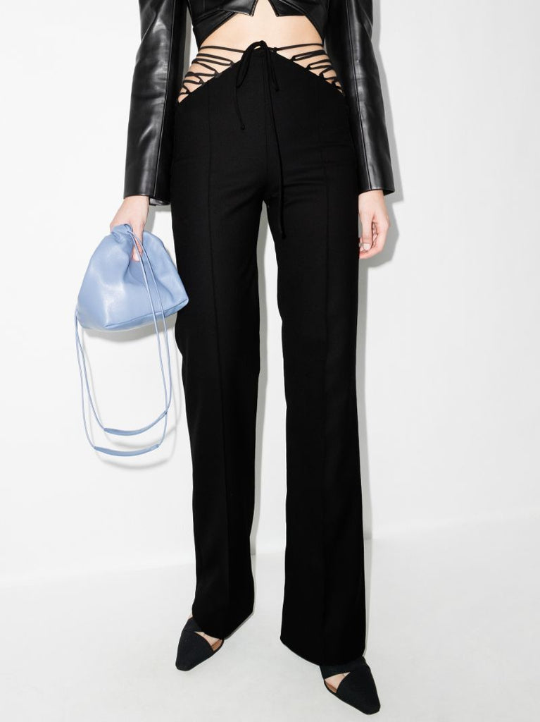 Lace-up Tailored Trousers