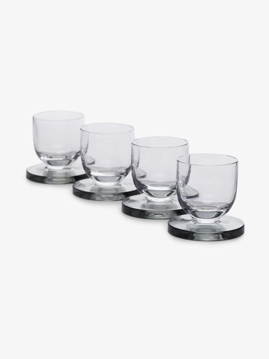 Grey Puck Shot Glasses Set