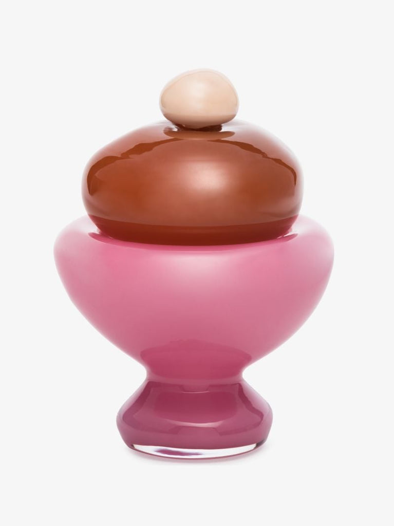Pink and Neutral Bon Bon Sugar Bowl