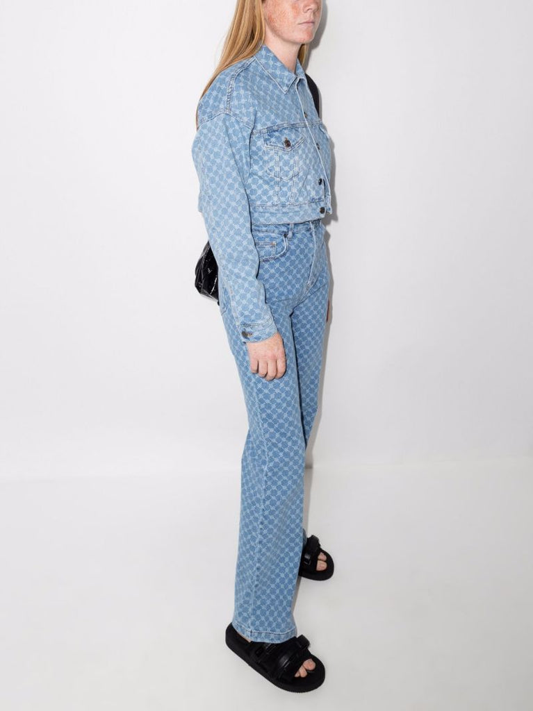 Mily Monogram Denim Jacket