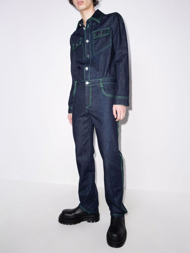Contrast Stitch Denim Jacket
