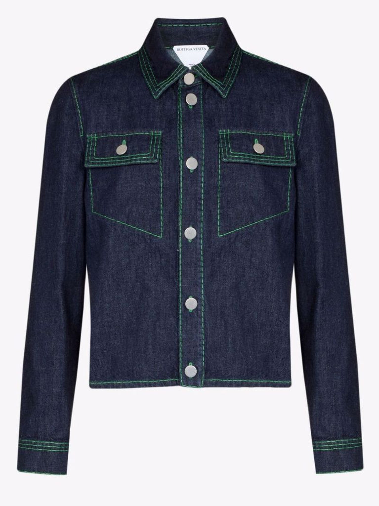 Contrast Stitch Denim Jacket