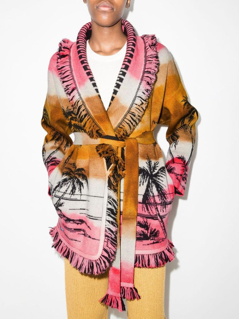 Paradise Island Icon Wool Jacquard Cardigan