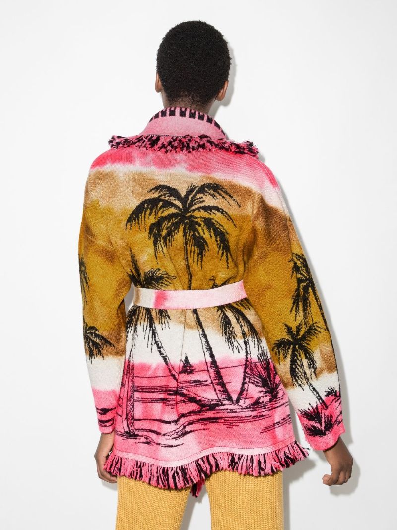 Paradise Island Icon Wool Jacquard Cardigan