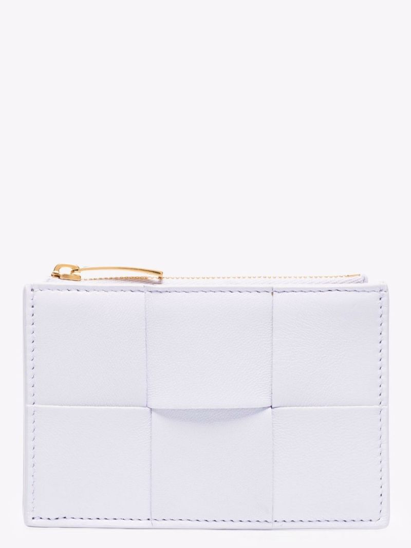 White Leather Card Holder