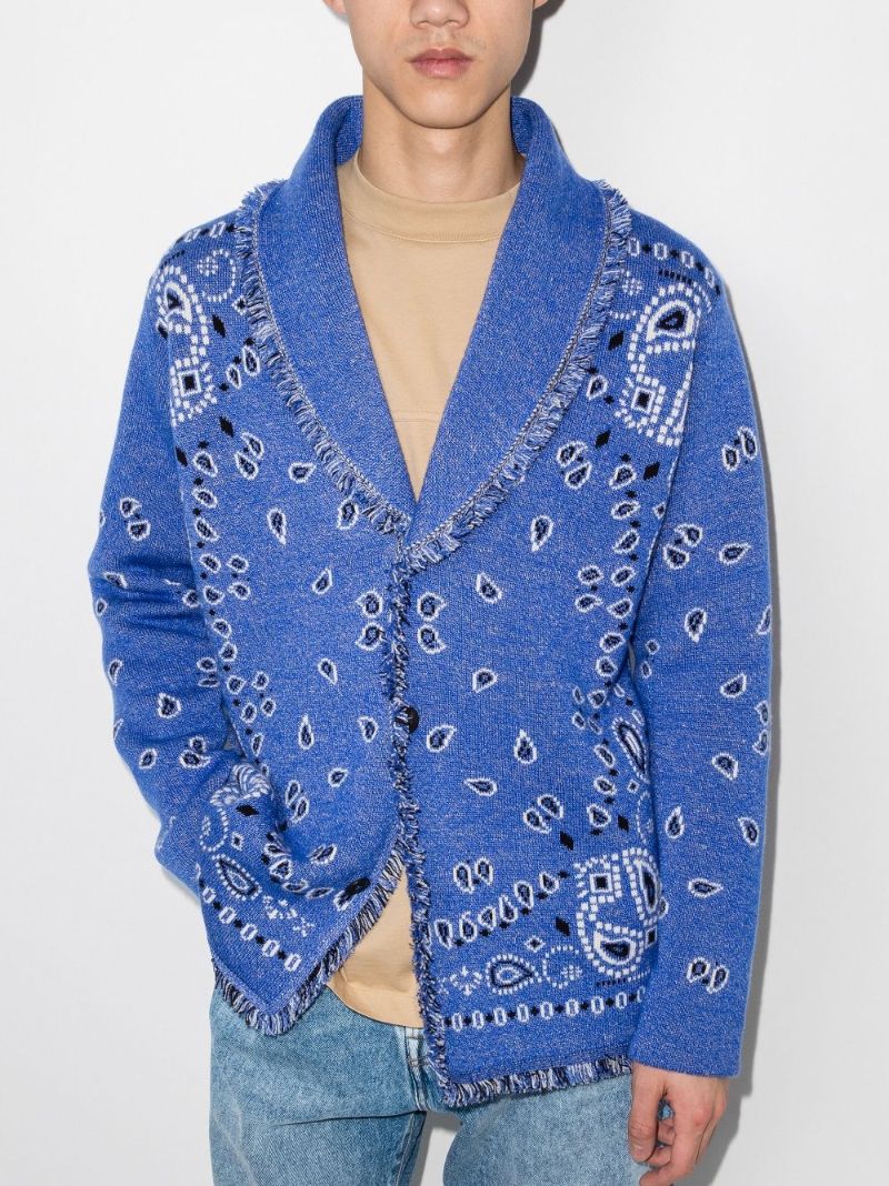Bandana Icon Cashmere Jacquard Cardigan