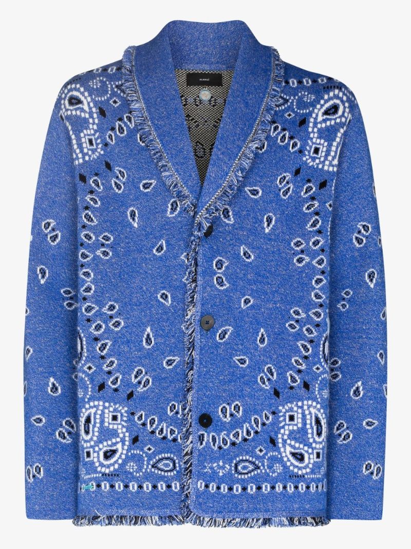 Bandana Icon Cashmere Jacquard Cardigan