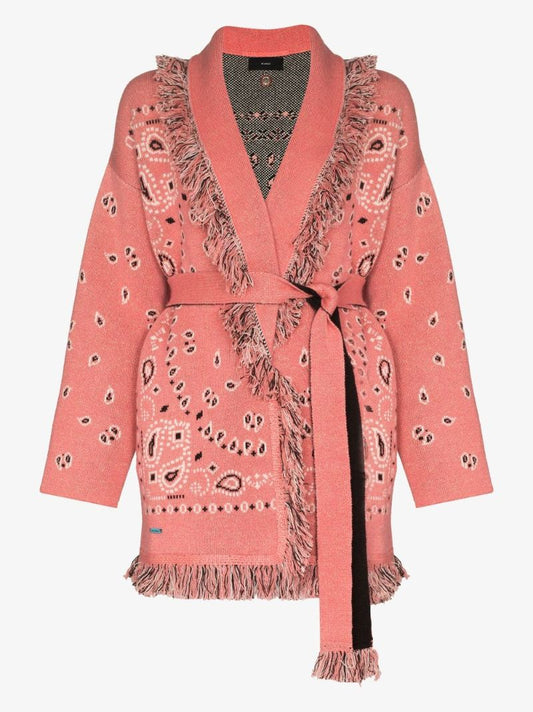 Bandana Icon Jacquard Cardigan