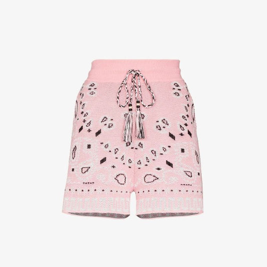 Bandana Print Cotton Shorts