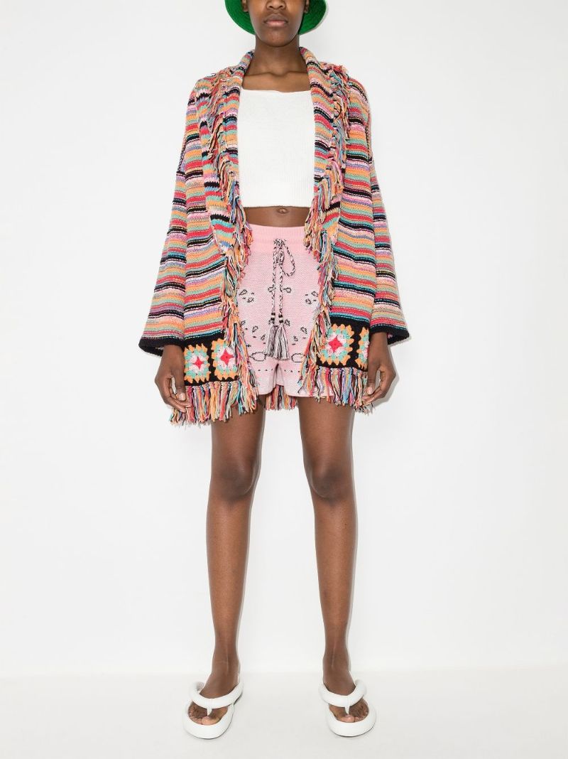 Bandana Print Cotton Shorts