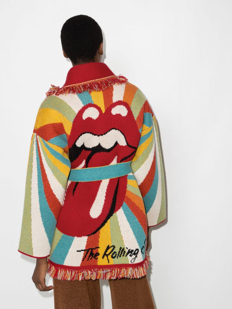 Psychedelic Rolling Stone Cardigan