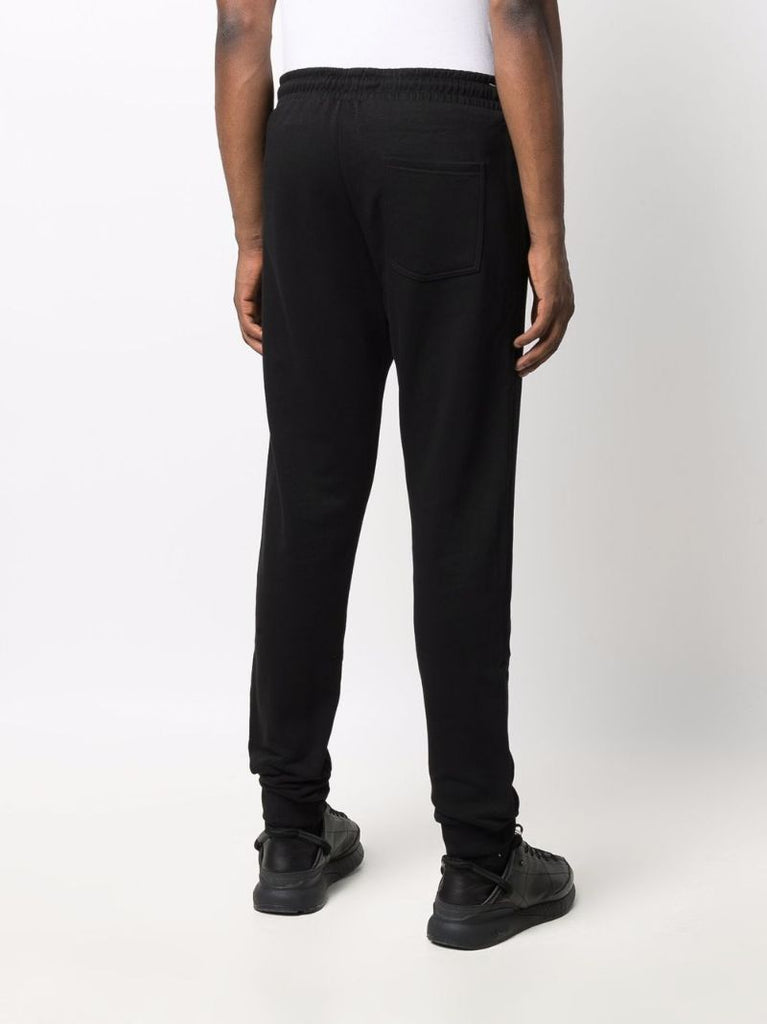 Black Logo Embroidered Track Pants