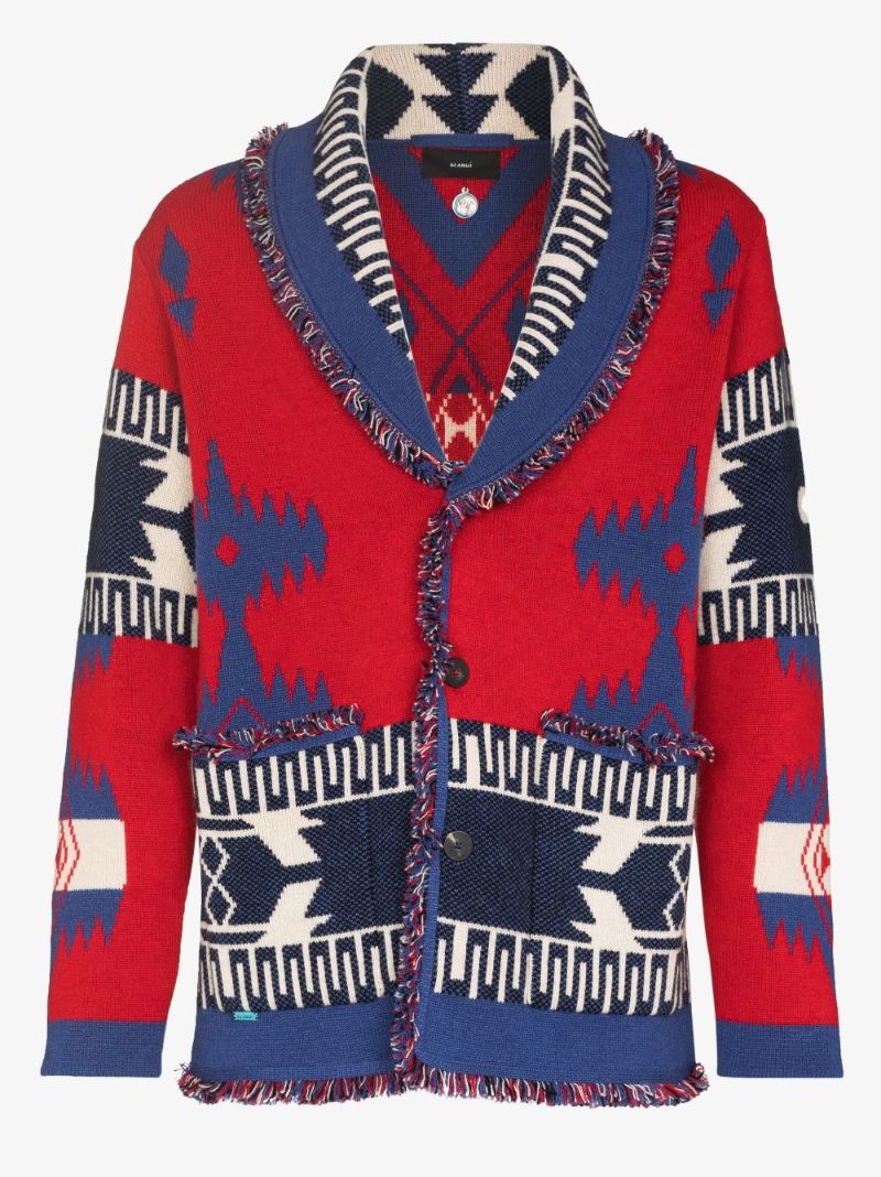 Icon Jacquard Cashmere Cardigan