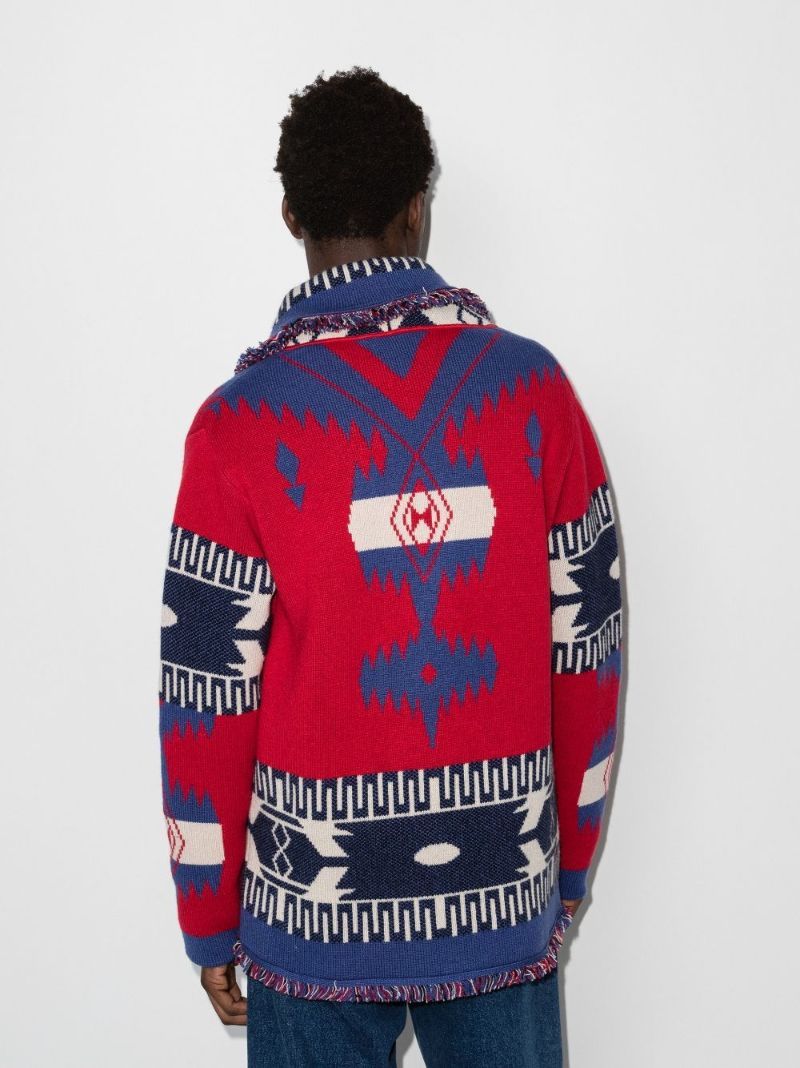 Icon Jacquard Cashmere Cardigan