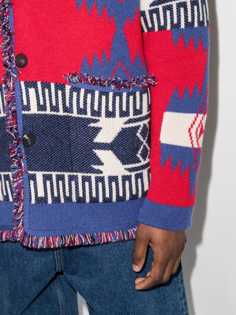 Icon Jacquard Cashmere Cardigan