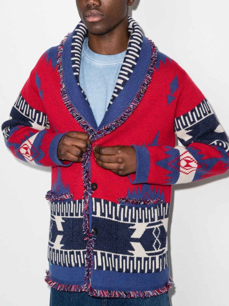 Icon Jacquard Cashmere Cardigan