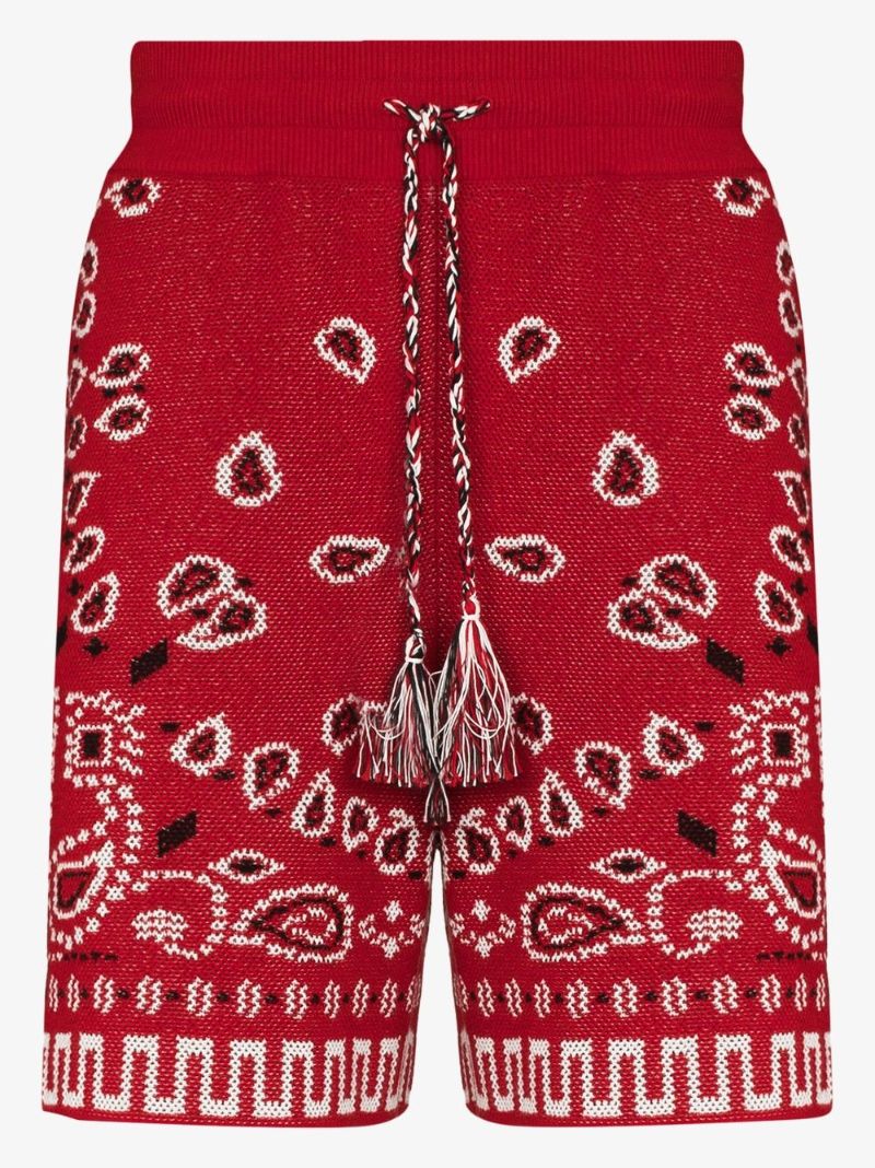 Bandana Cotton Bermuda Shorts