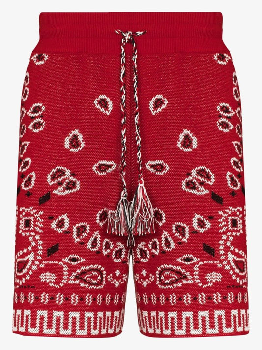 Bandana Cotton Bermuda Shorts