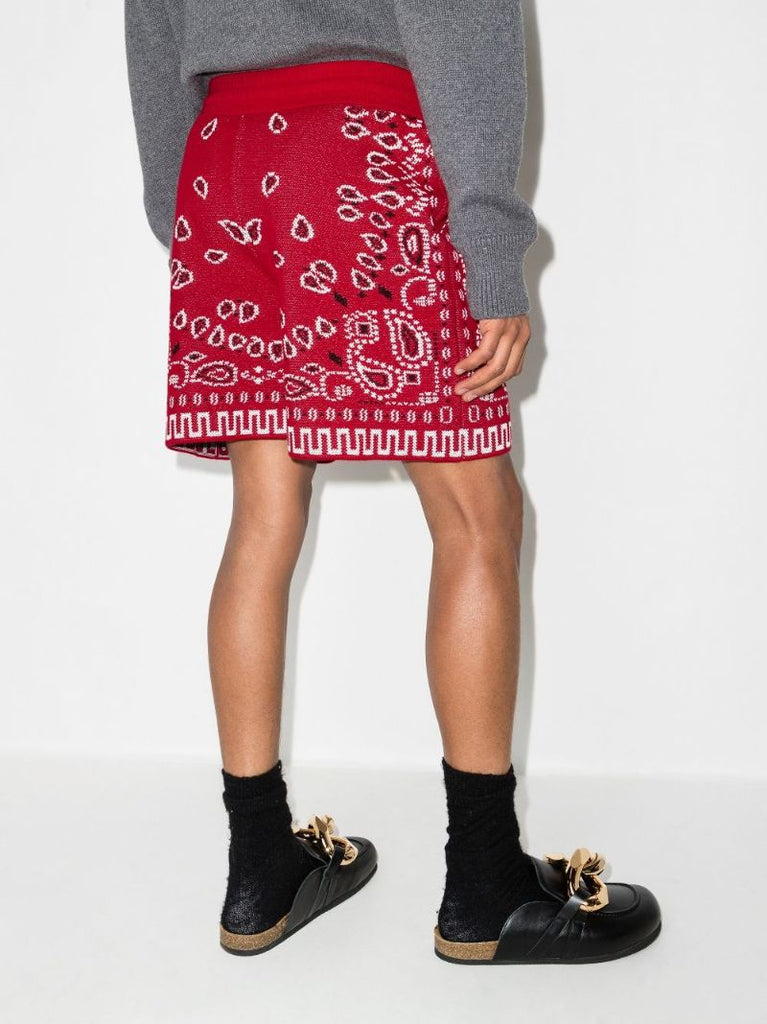 Bandana Cotton Bermuda Shorts