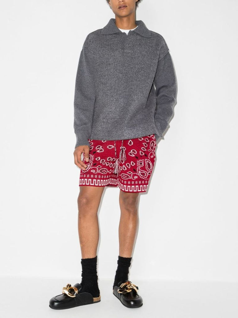 Bandana Cotton Bermuda Shorts