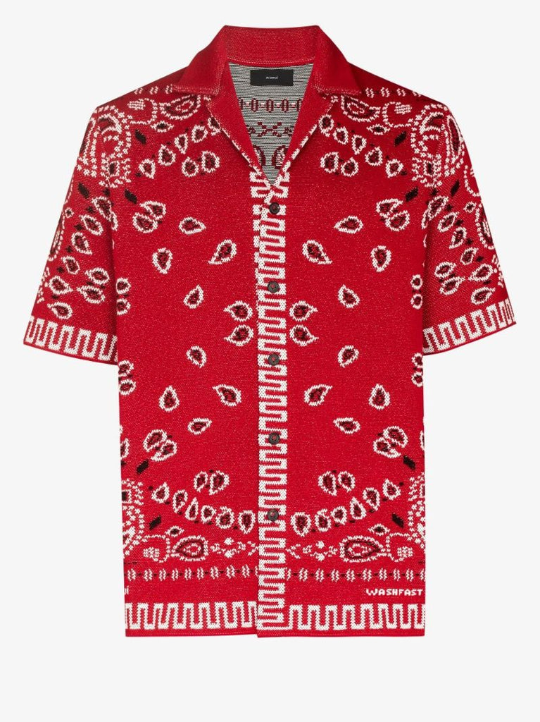 Bandana Print Cotton Shirt
