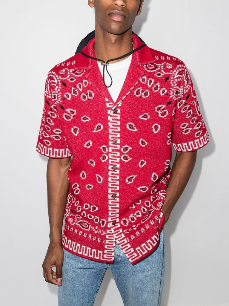Bandana Print Cotton Shirt