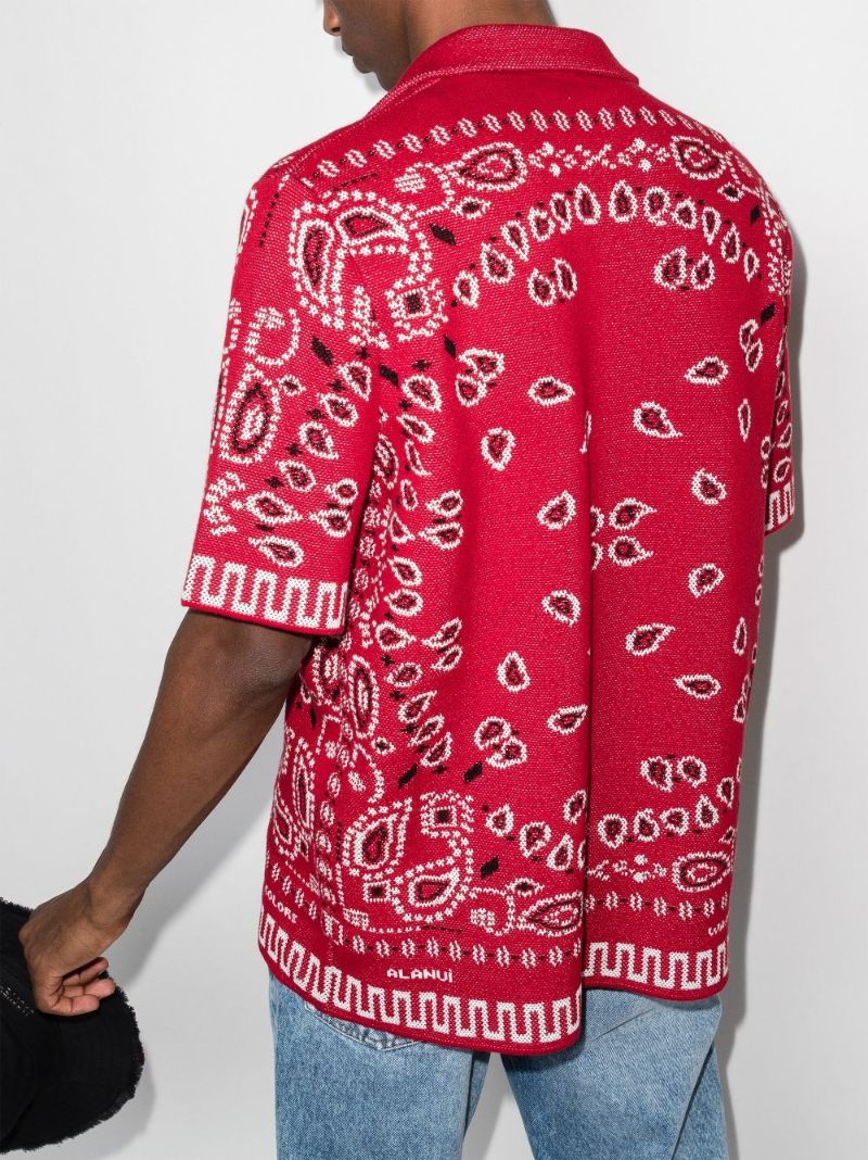 Bandana Print Cotton Shirt